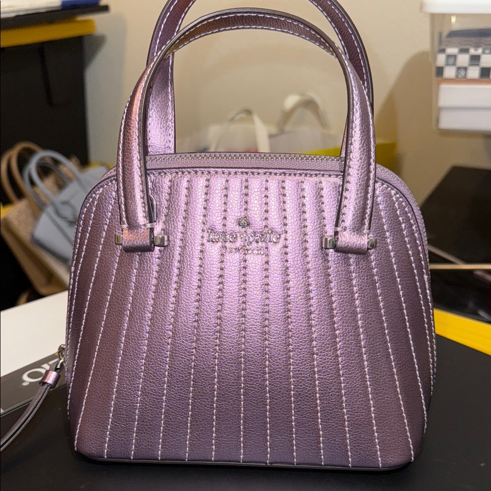 Kate Spade Metallic Purple Mini Bag